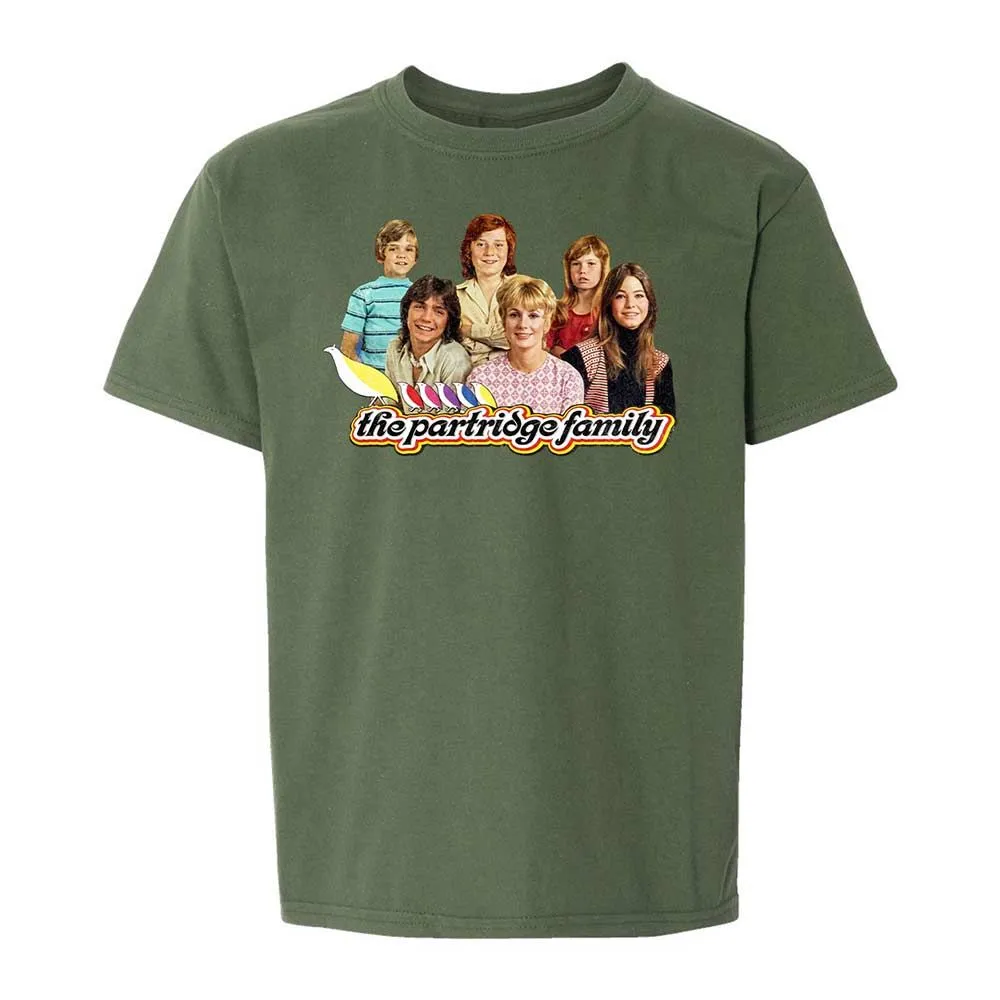 Kids T-Shirt - W2V8CQNX - Military Green - 19
