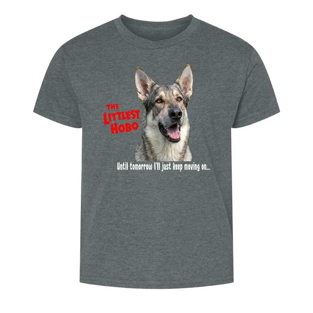 Kids T-Shirt - 8E73Q3SZ - Dark Heather - 10