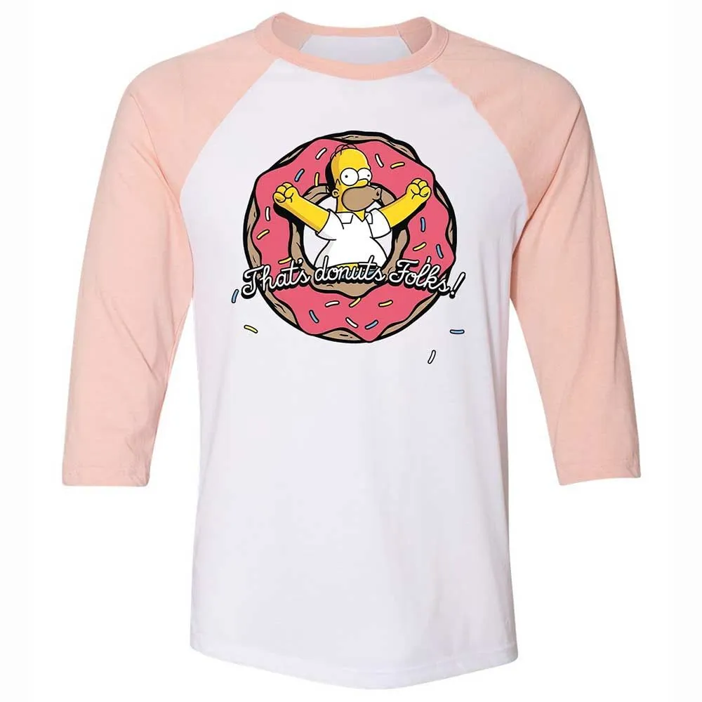 Unisex 3/4 Baseball Tee - 8XHB3RK2 - White/Heather Peach - 5