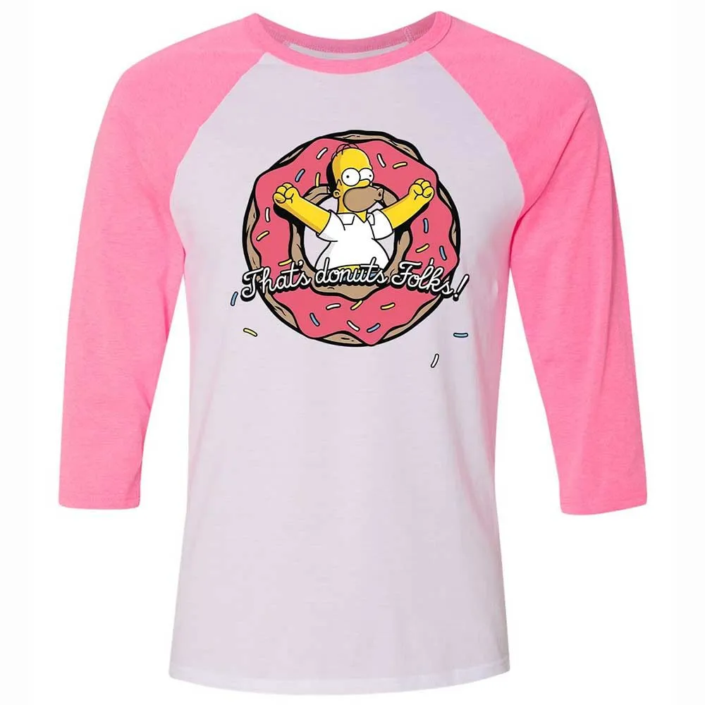 Unisex 3/4 Baseball Tee - 8XHB3RK2 - White/Neon Pink - 12