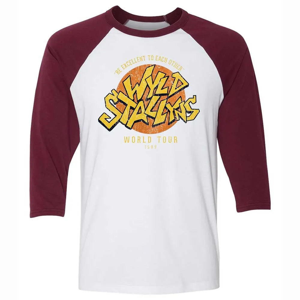 Wyld Stallyns - White/Maroon - 7