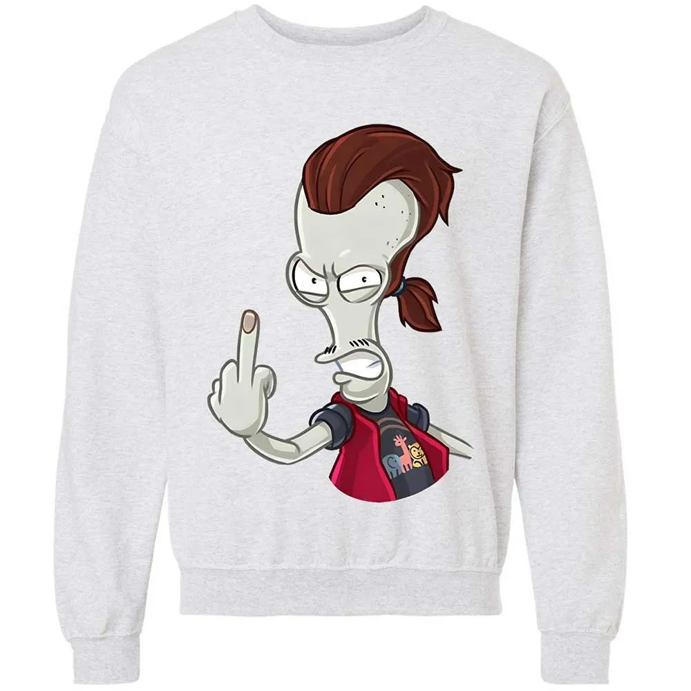Classic Unisex Sweatshirt - CZN7LCDU - Ash - 2