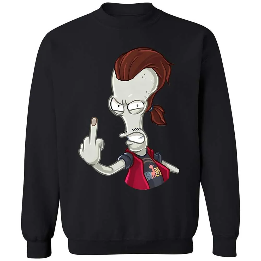 Classic Unisex Sweatshirt - CZN7LCDU - Black - 14