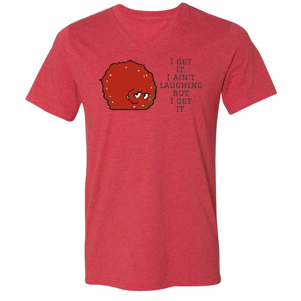 Unisex V-Neck T-Shirt - RCXN36KD - Heather Red - 6