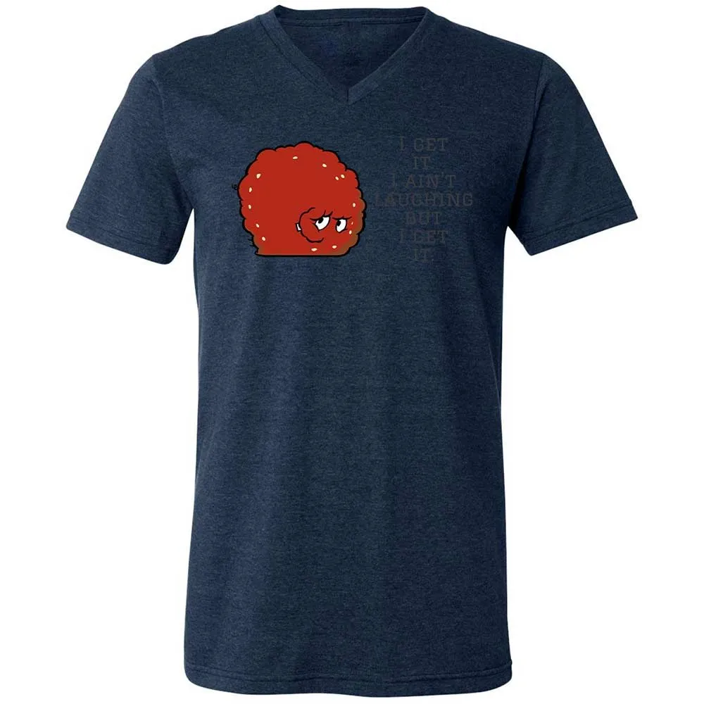 Unisex V-Neck T-Shirt - RCXN36KD - Heather Navy - 13