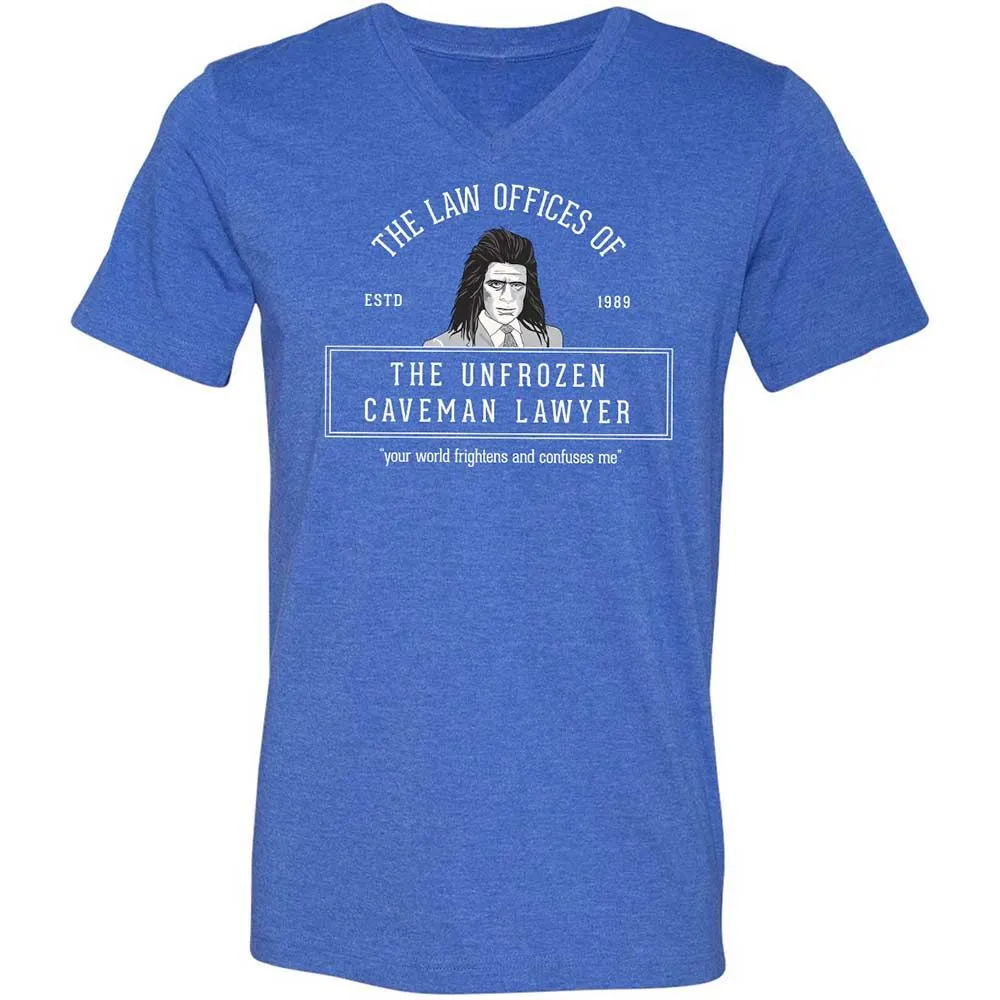 Unisex V-Neck T-Shirt - DPHS861J - Heather True Royal - 5
