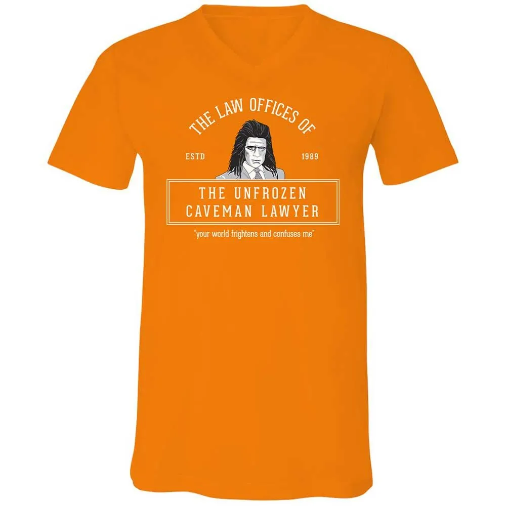 Unisex V-Neck T-Shirt - DPHS861J - Orange - 12