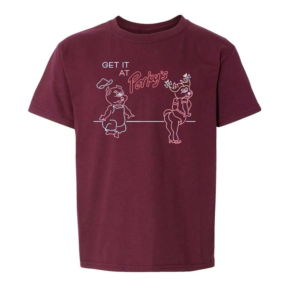 Kids T-Shirt - EF5TY3HC - Maroon - 14