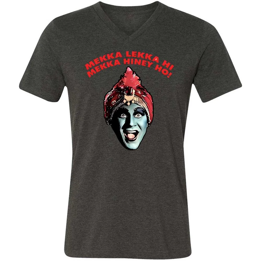 Unisex V-Neck T-Shirt - BLTT27H3 - Dark Grey Heather - 8
