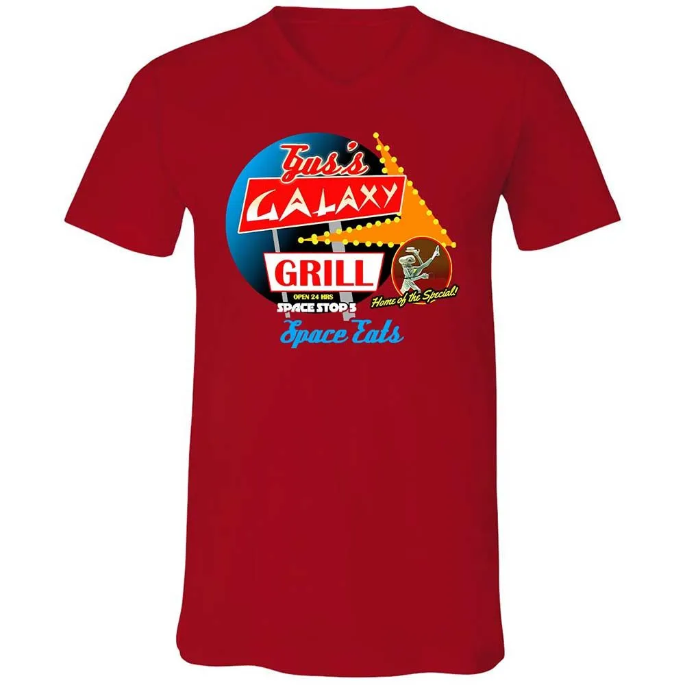 Unisex V-Neck T-Shirt - VYTPTXNE - Red - 6