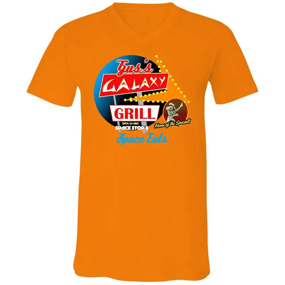 Unisex V-Neck T-Shirt - VYTPTXNE - Orange - 12