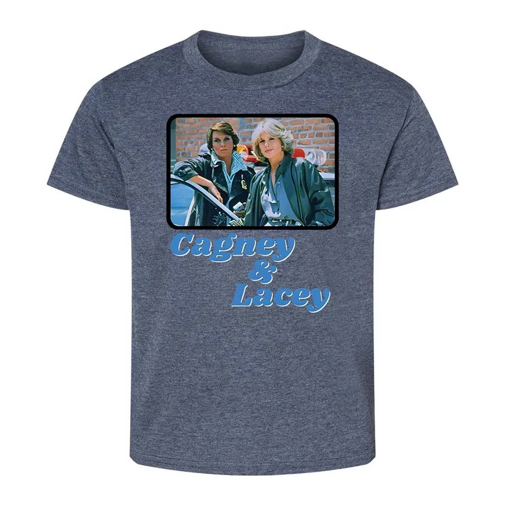 Kids T-Shirt - 6V5PYTUH - Heather Navy - 9