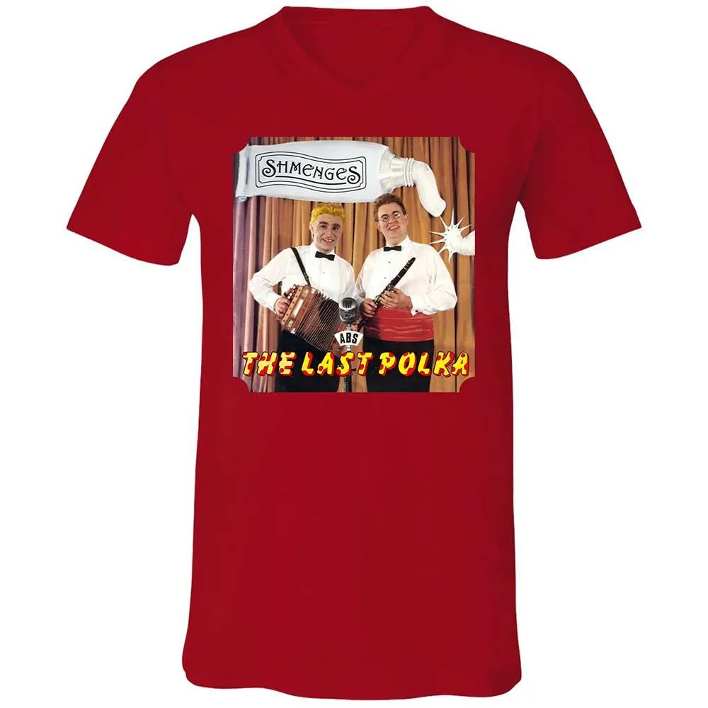 Unisex V-Neck T-Shirt - 4AV3ANL2 - Red - 6