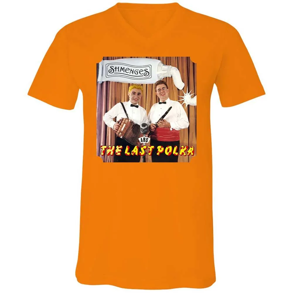 Unisex V-Neck T-Shirt - 4AV3ANL2 - Orange - 12
