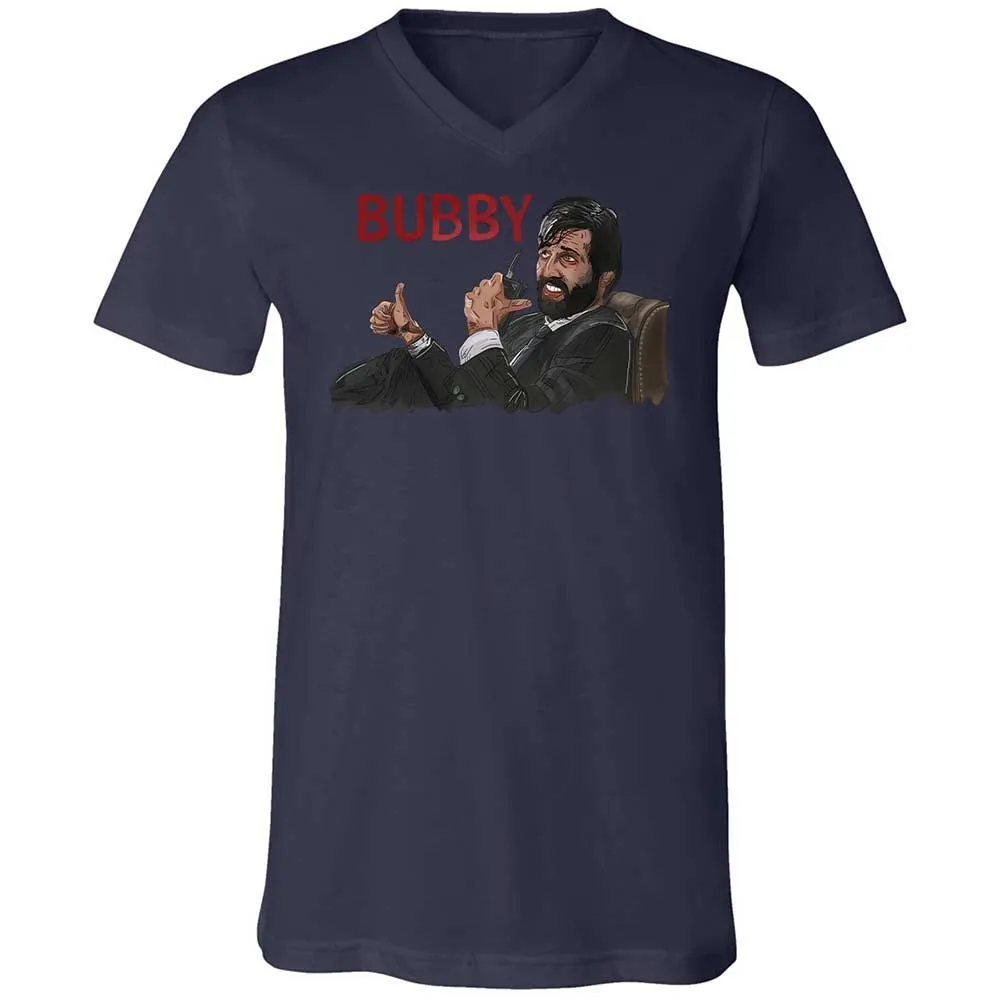 Unisex V-Neck T-Shirt - 7LNYNKHQ - Navy - 12