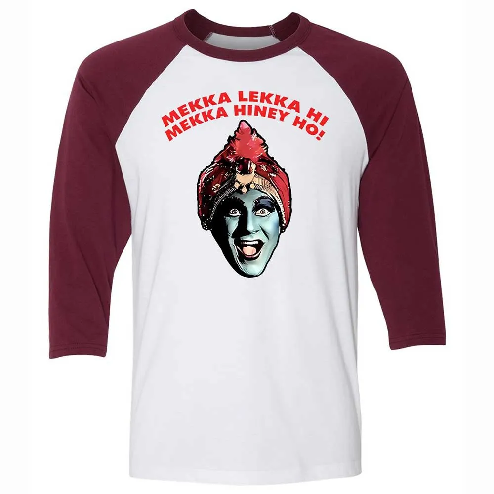 Unisex 3/4 Baseball Tee - U4QBS7TT - White/Maroon - 7