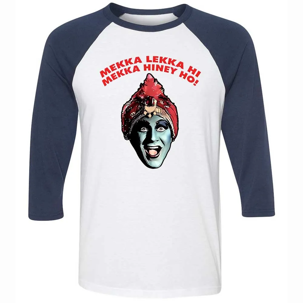 Unisex 3/4 Baseball Tee - U4QBS7TT - White/Navy - 8