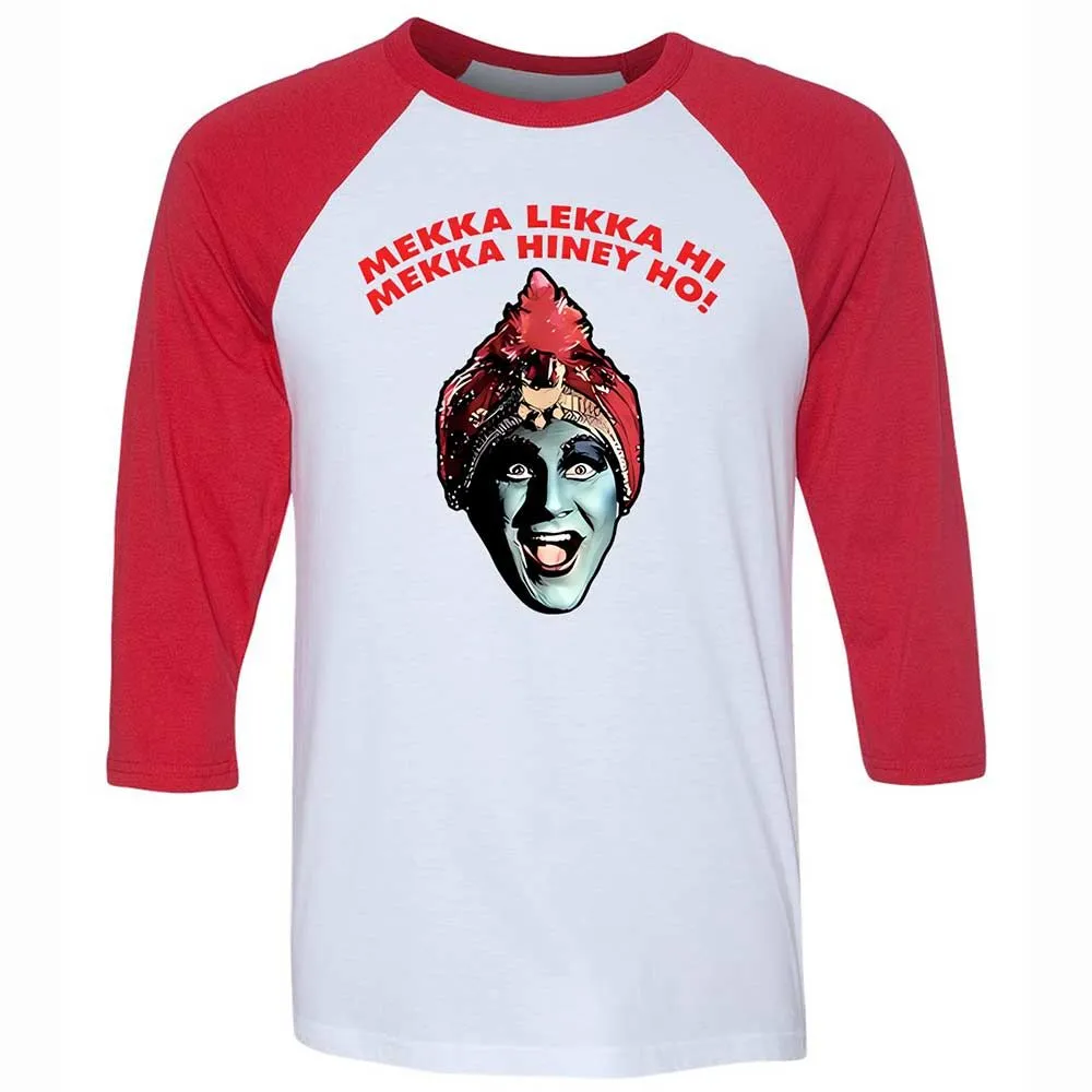 Unisex 3/4 Baseball Tee - U4QBS7TT - White/Red - 9