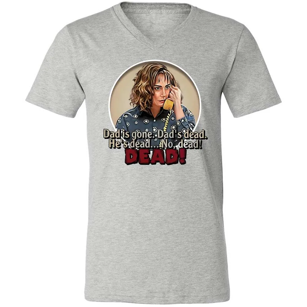 Unisex V-Neck T-Shirt - V4B2UKUN - Athletic Heather - 15