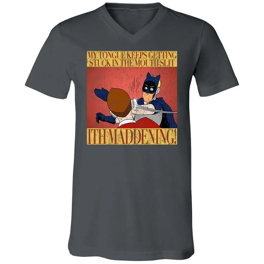 Unisex V-Neck T-Shirt - TWHLQE1W - Asphalt - 16