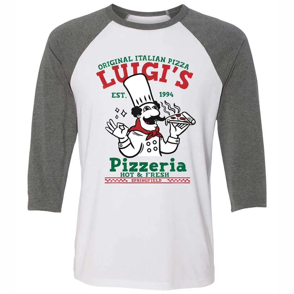Unisex 3/4 Baseball Tee - WJ264AFE - White/Deep Heather - 11
