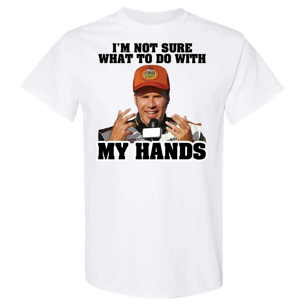 I'm Not Sure What To Do With My Hands - White - 1