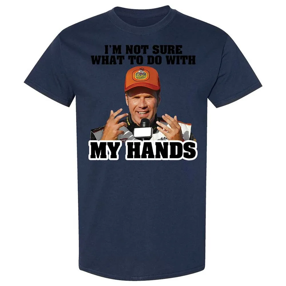 I'm Not Sure What To Do With My Hands - Navy - 16