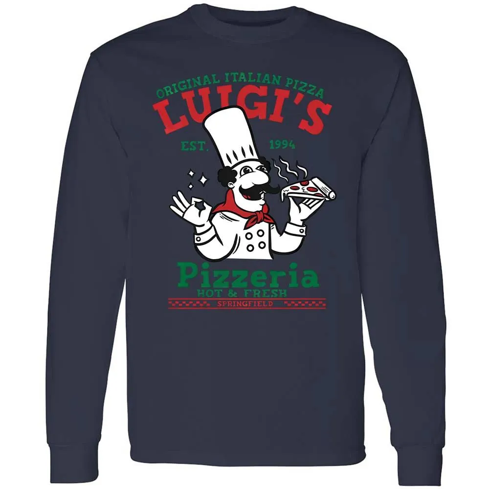 Long Sleeve T-Shirt - Z1FZW234 - Navy - 13