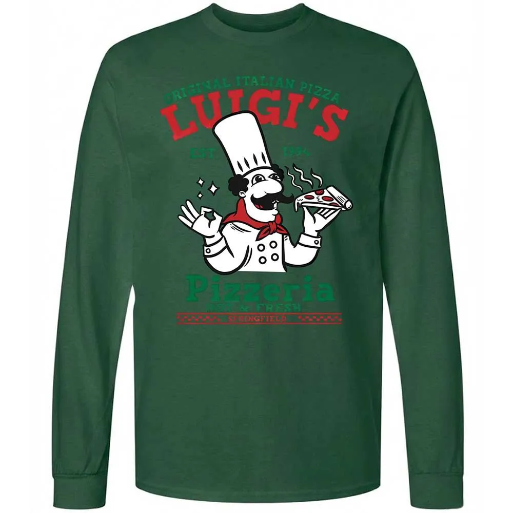 Long Sleeve T-Shirt - Z1FZW234 - Forest Green - 14