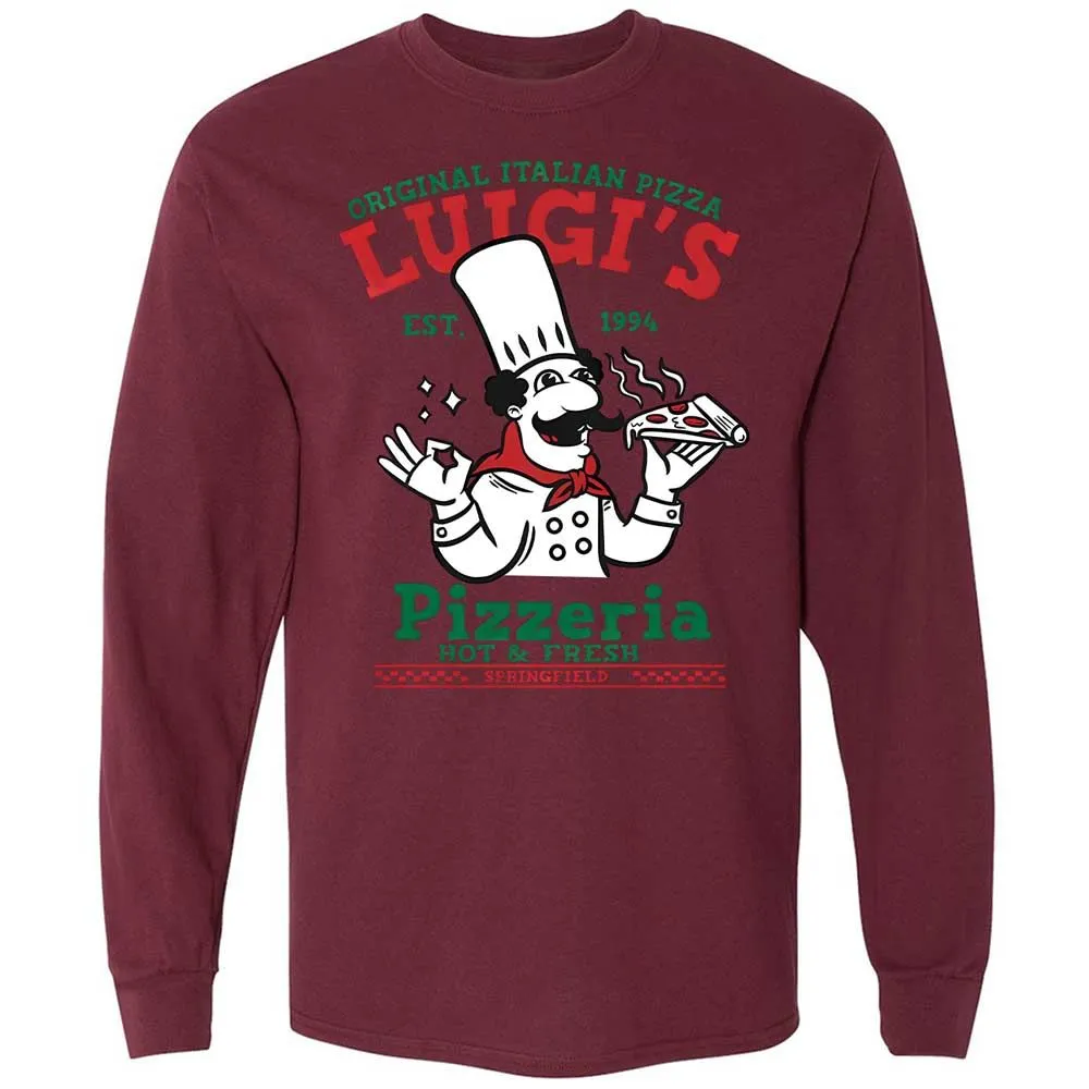 Long Sleeve T-Shirt - Z1FZW234 - Maroon - 16