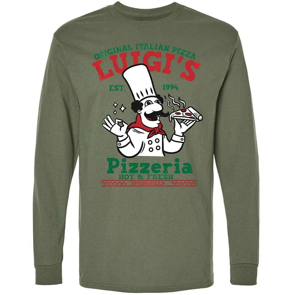 Long Sleeve T-Shirt - Z1FZW234 - Military Green - 19