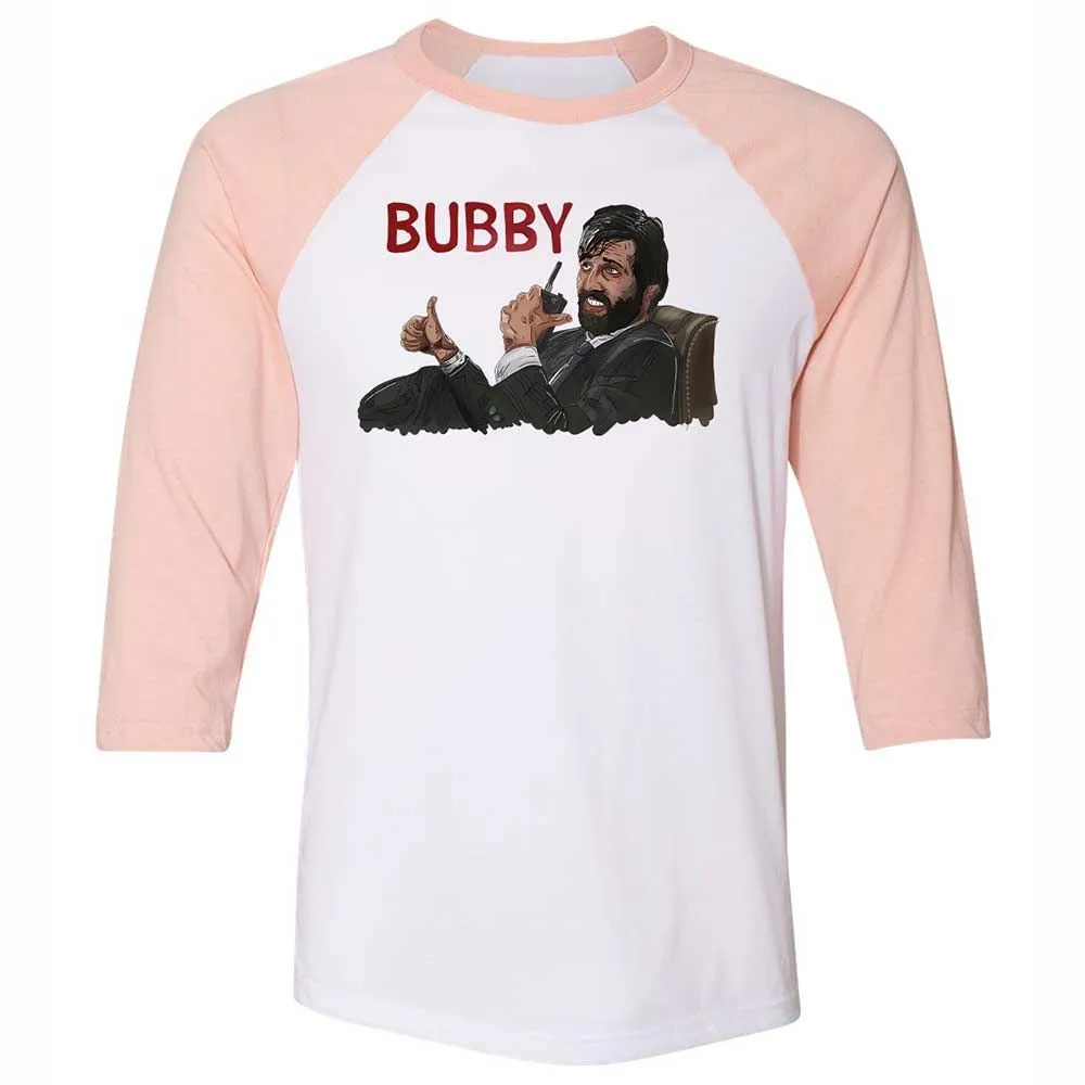 Unisex 3/4 Baseball Tee - WCCSACKY - White/Heather Peach - 5