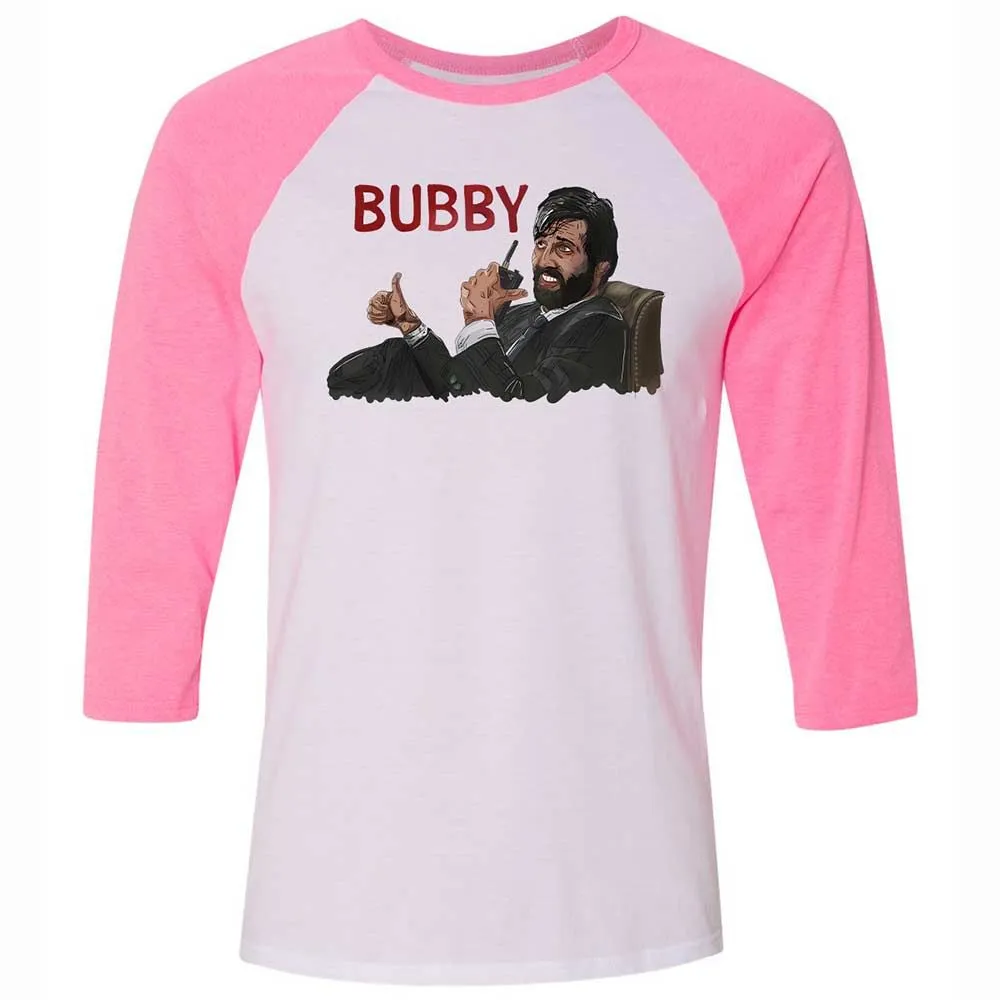 Unisex 3/4 Baseball Tee - WCCSACKY - White/Neon Pink - 12