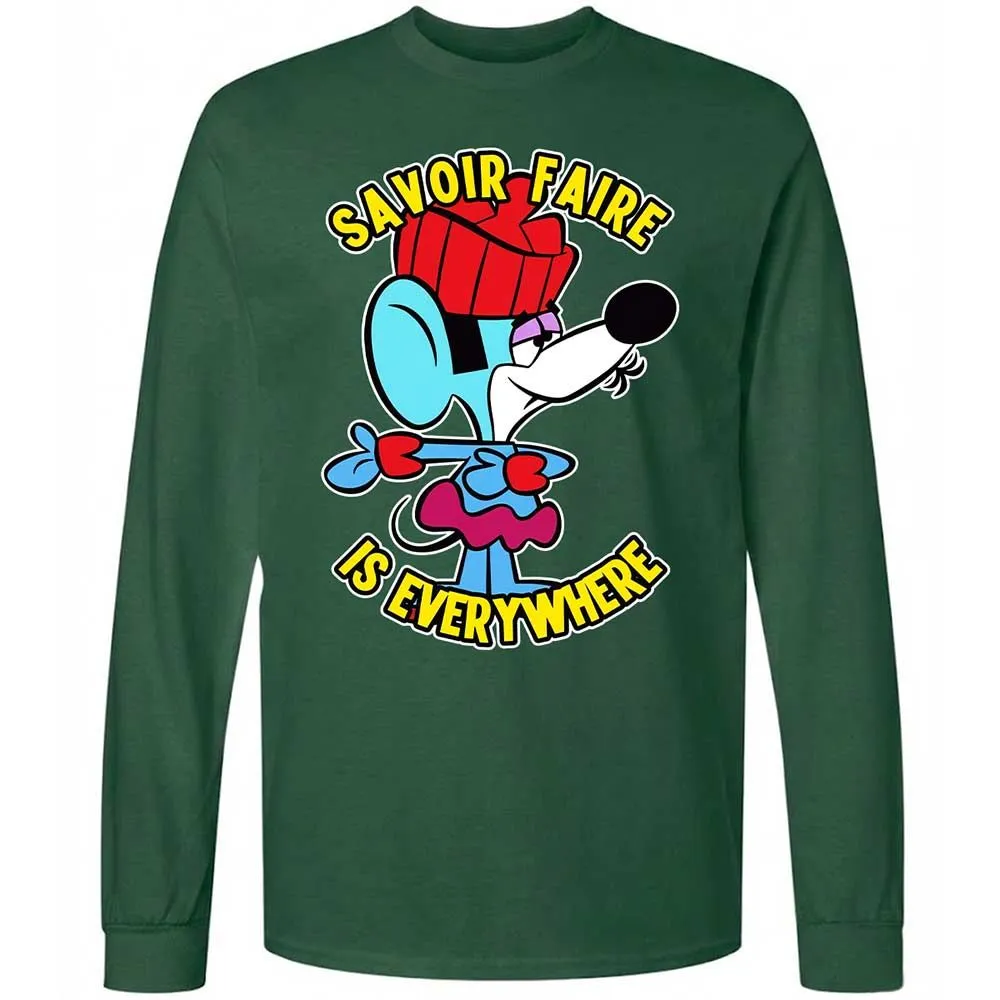 Long Sleeve T-Shirt - PRU1SJ6K - Forest Green - 4