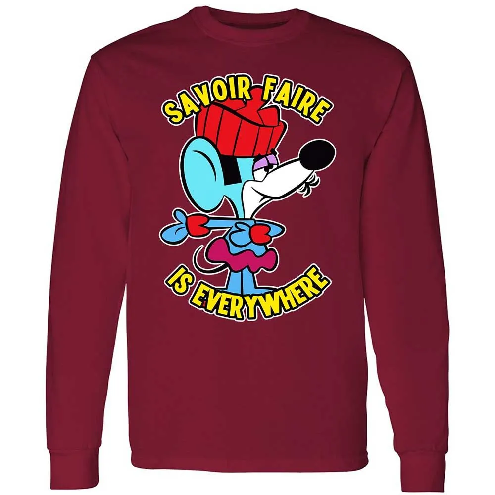Long Sleeve T-Shirt - PRU1SJ6K - Cardinal Red - 7
