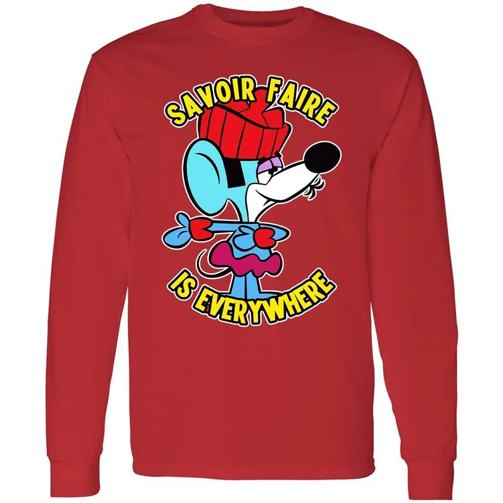 Long Sleeve T-Shirt - PRU1SJ6K - Red - 11