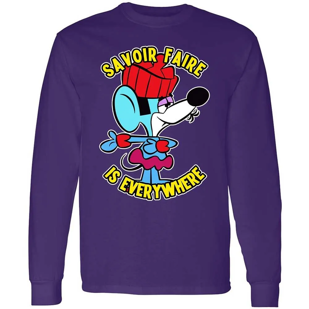 Long Sleeve T-Shirt - PRU1SJ6K - Purple - 12