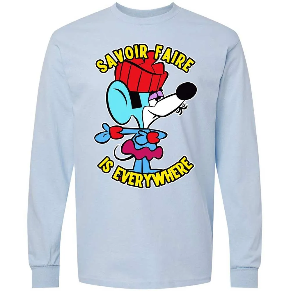 Long Sleeve T-Shirt - PRU1SJ6K - Light Blue - 18
