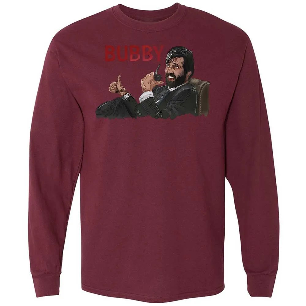 Long Sleeve T-Shirt - 6PH7QJWU - Maroon - 16