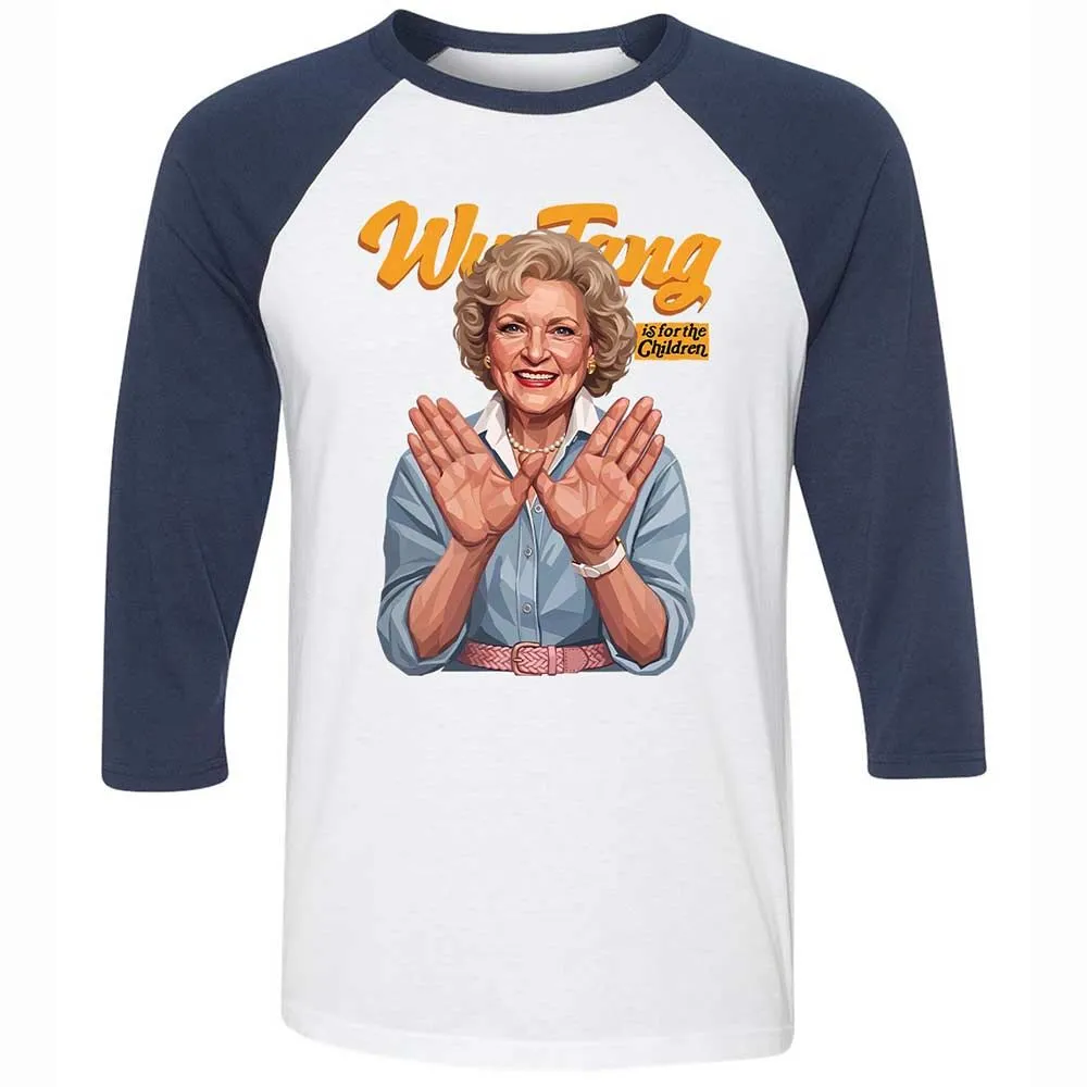 Stay golden and for the children - White/Navy - 8