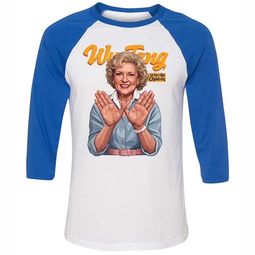 Stay golden and for the children - White/True Royal - 10