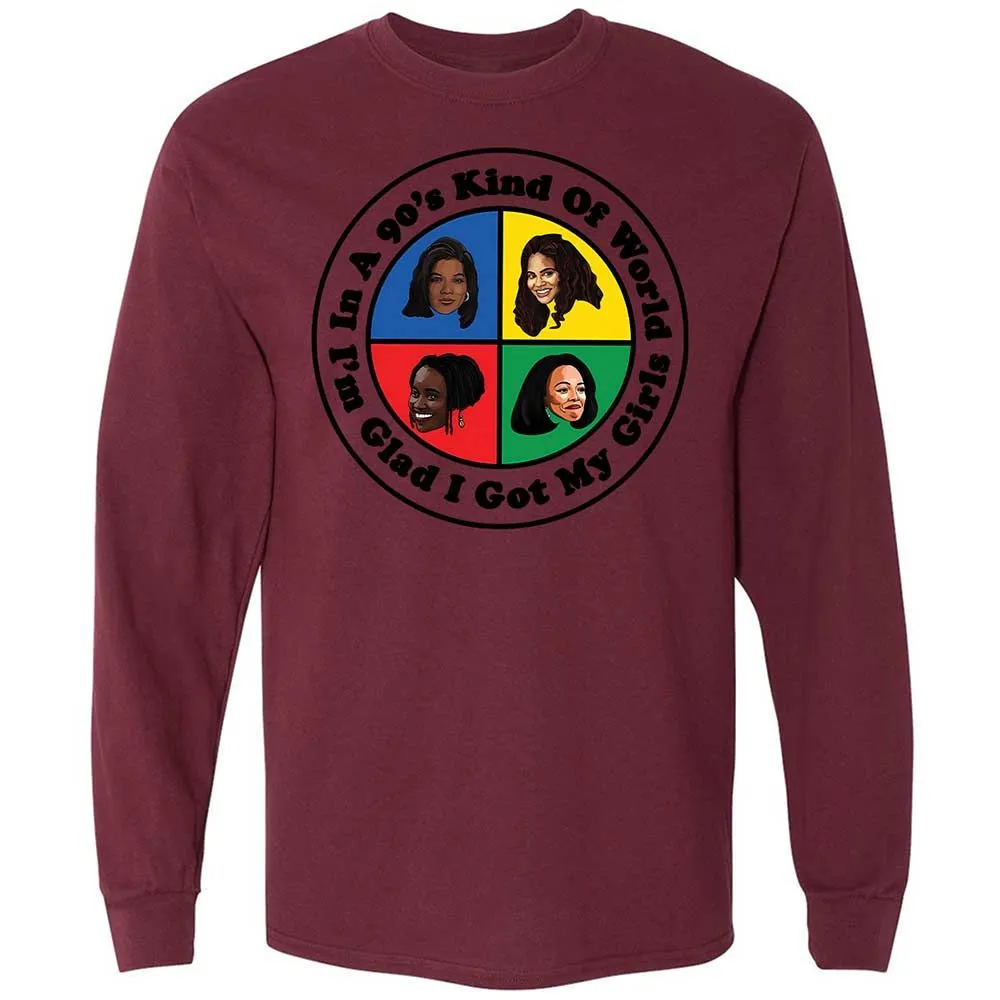 Long Sleeve T-Shirt - 177DQRM1 - Maroon - 16