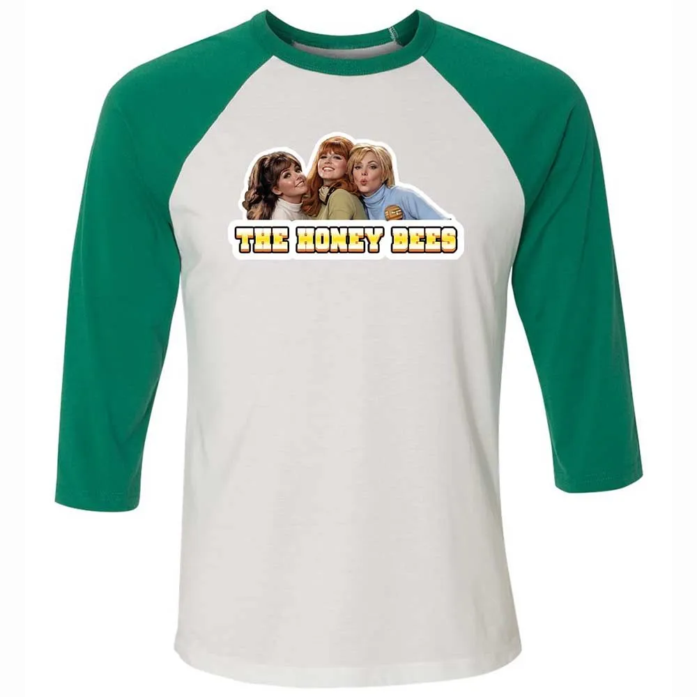 Unisex 3/4 Baseball Tee - E48RGWYZ - White/Kelly - 6