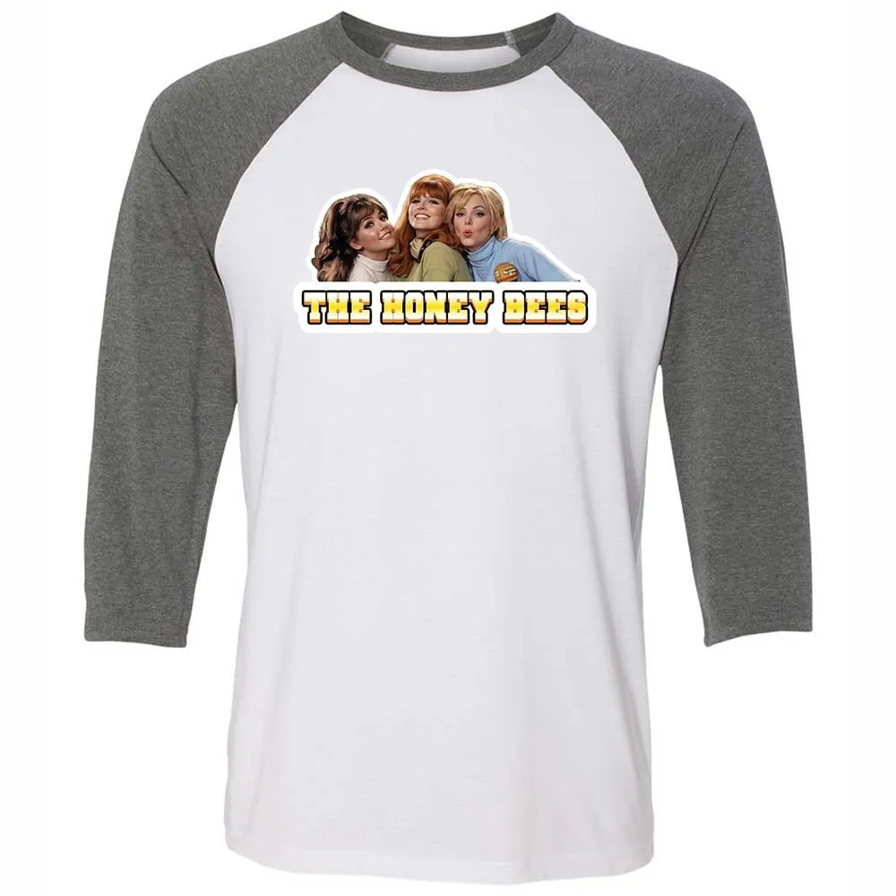 Unisex 3/4 Baseball Tee - E48RGWYZ - White/Deep Heather - 11