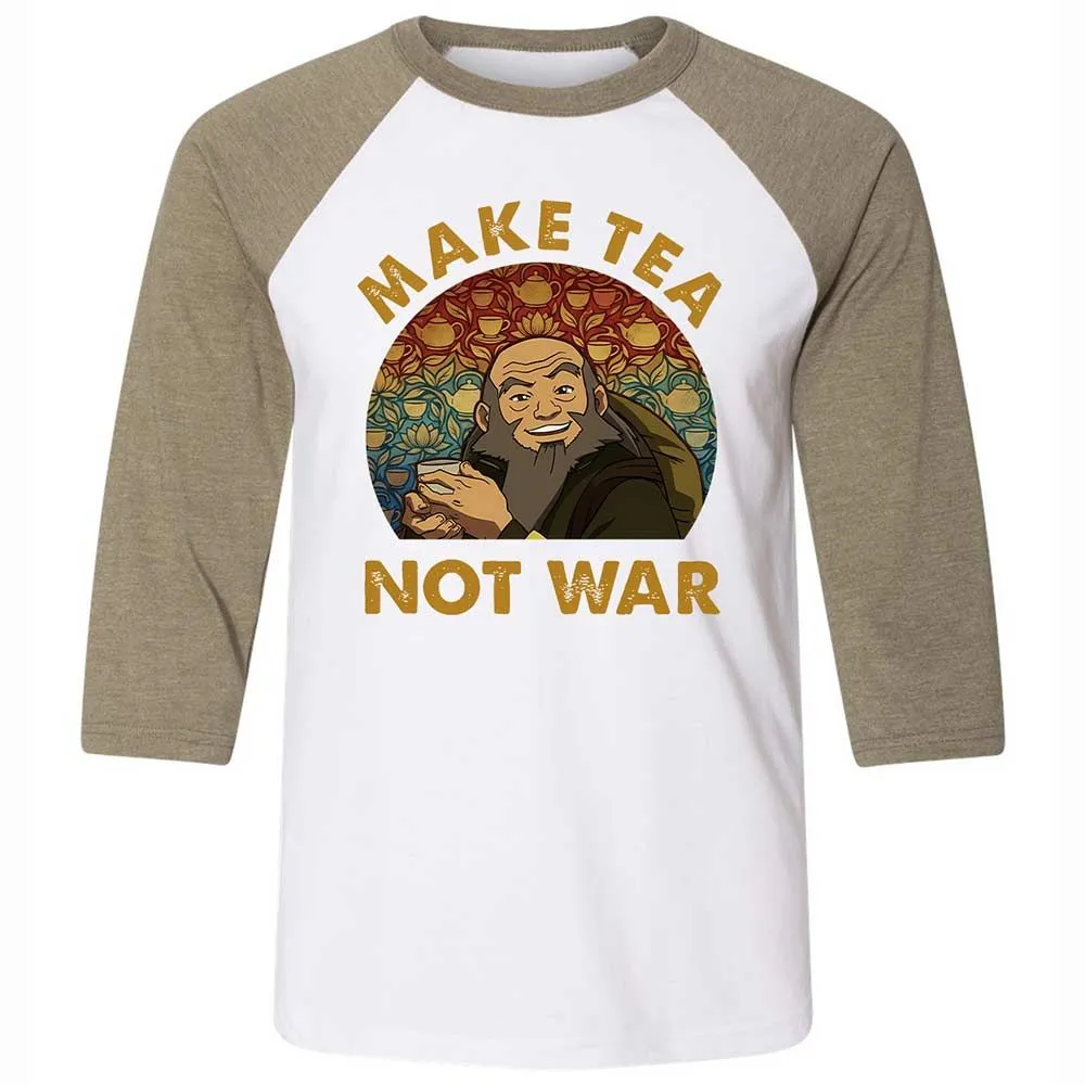 Unisex 3/4 Baseball Tee - WTR5VNT2 - White/Heather Olive - 4
