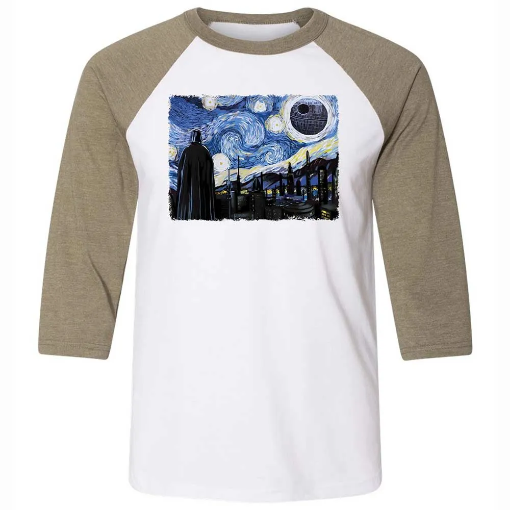 Unisex 3/4 Baseball Tee - 6Q4EQ1TC - White/Heather Olive - 4
