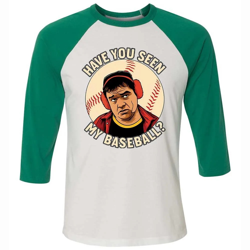 Unisex 3/4 Baseball Tee - NC23W94V - White/Kelly - 6