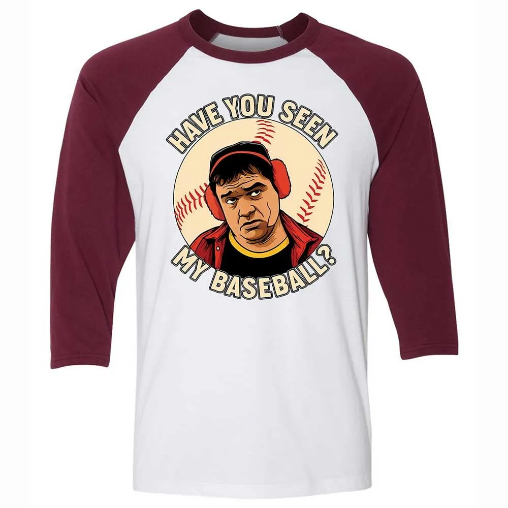 Unisex 3/4 Baseball Tee - NC23W94V - White/Maroon - 7