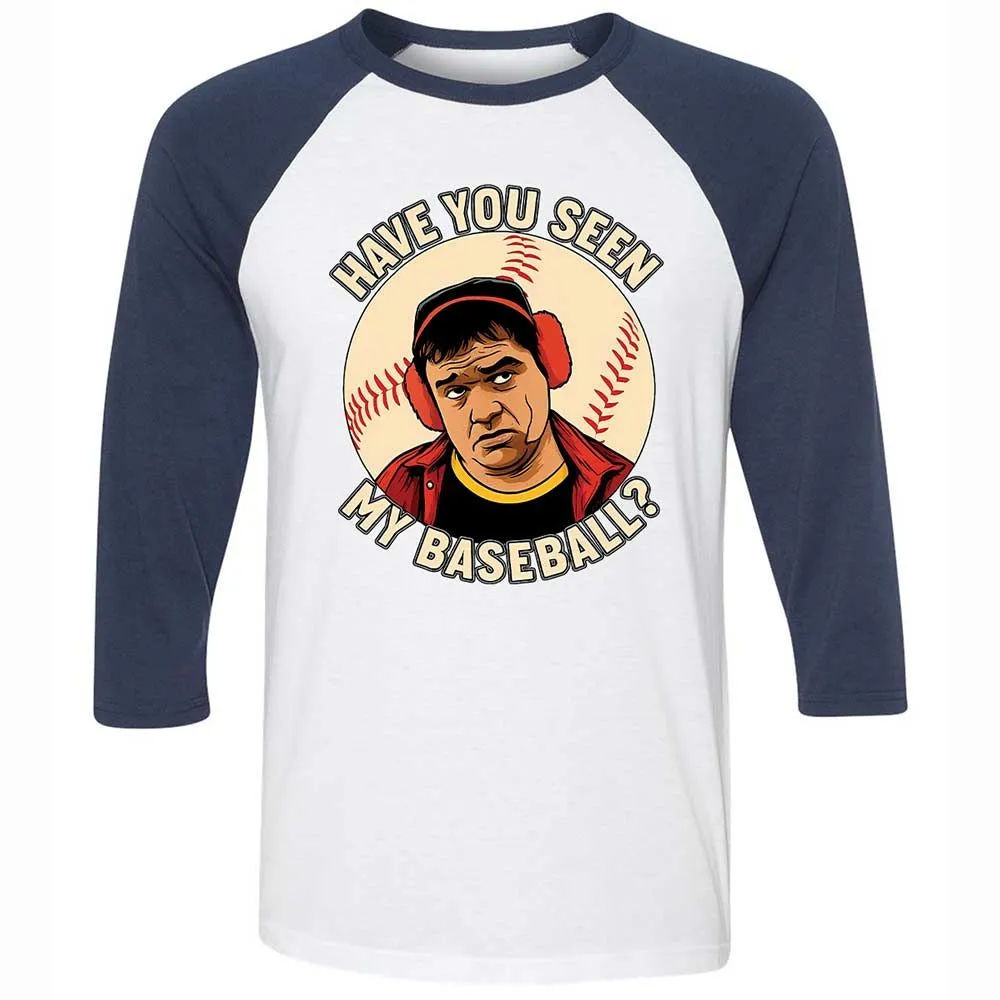 Unisex 3/4 Baseball Tee - NC23W94V - White/Navy - 8