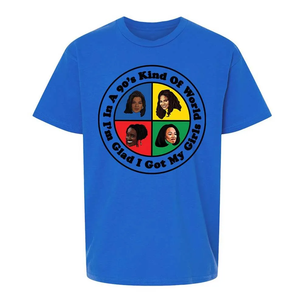 Kids T-Shirt - QB95K4WH - Royal - 4
